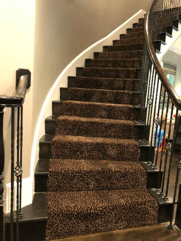 Stairs carpet flooring | All American Flooring