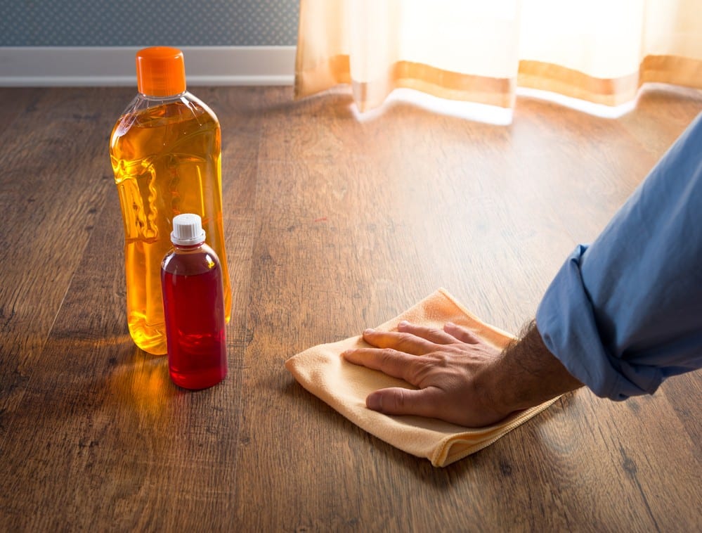 Wood liquid floor waxing | All American Flooring