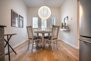 Dining hardwood flooring | All American Flooring