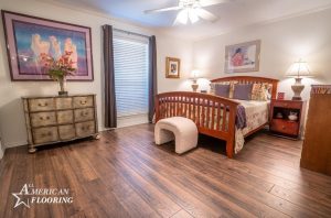 Bedroom hardwood flooring | All American Flooring