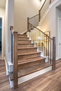 Stairs hardwood flooring | All American Flooring