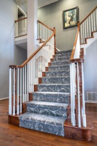 Stairway Carpet runner | All American Flooring