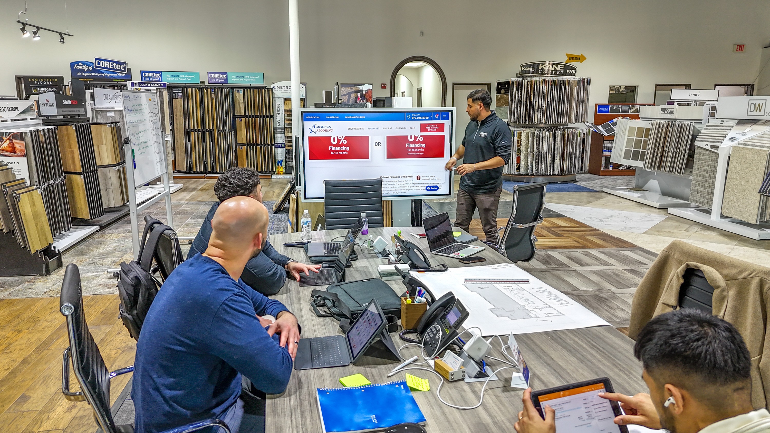 Team Meeting | All American Flooring