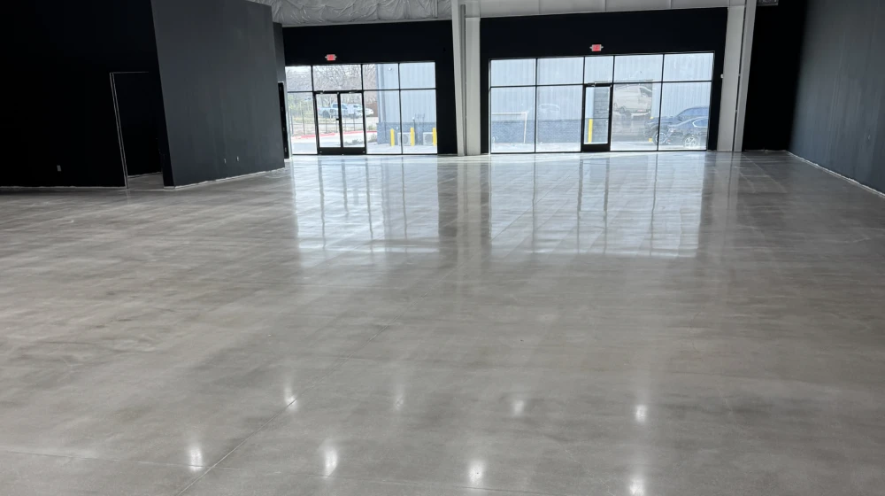 industrial-warehouse-epoxy-floor-dallas-landscape Solid color epoxy warehouse floor coating in Dallas Texas