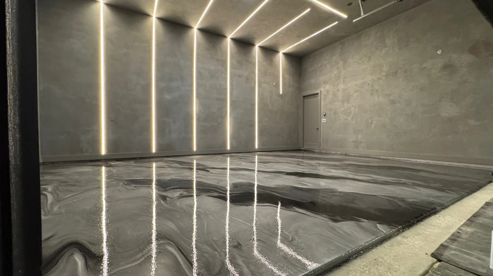 showroom-metallic-epoxy-floor-dallas-landscpae Metallic epoxy showroom floor in Dallas Texas